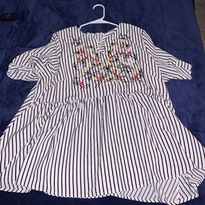 Light blouse with pretty design